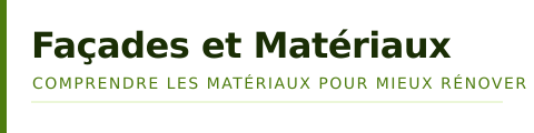 Façades et Matériaux