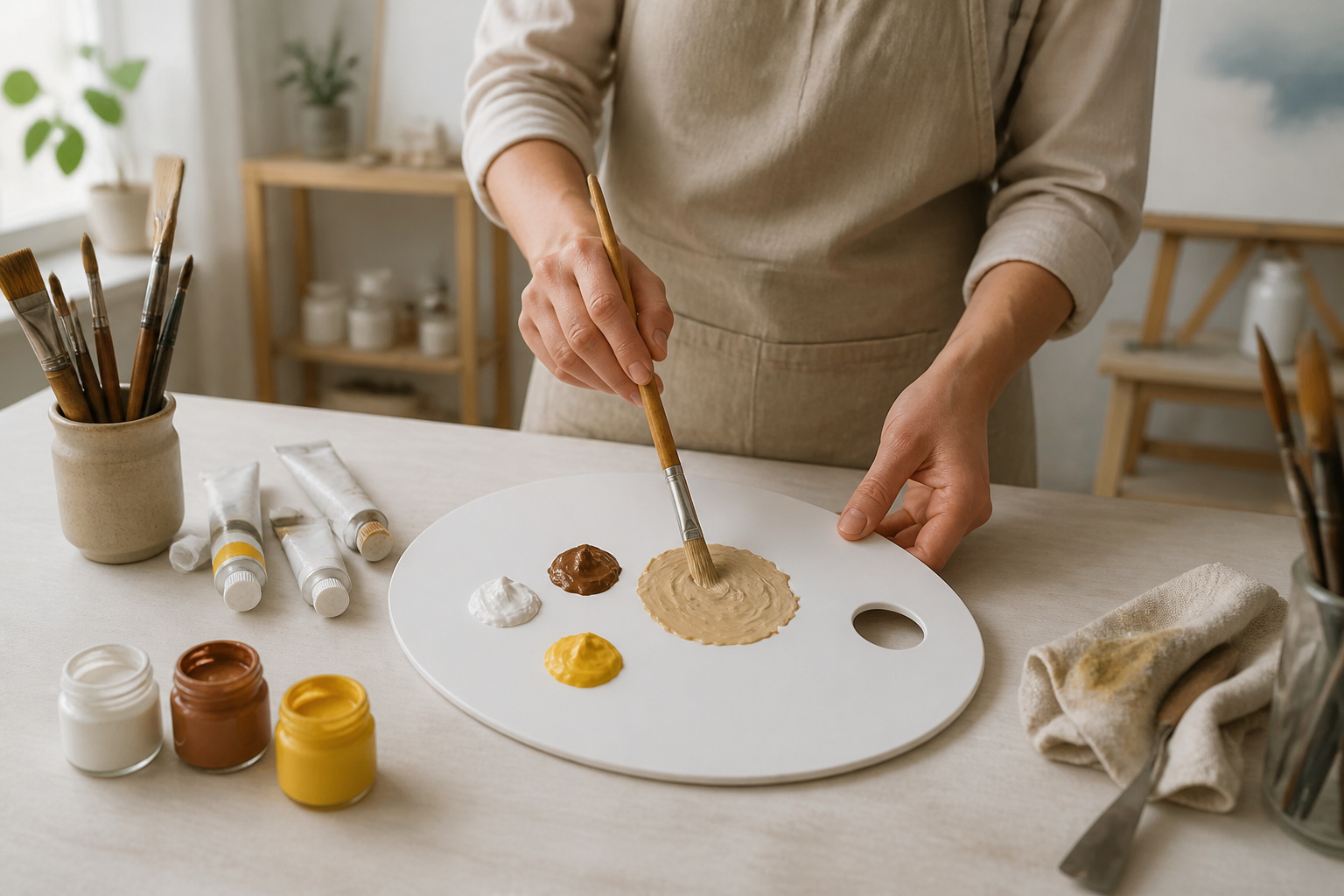 Comment faire une peinture beige personnalisée