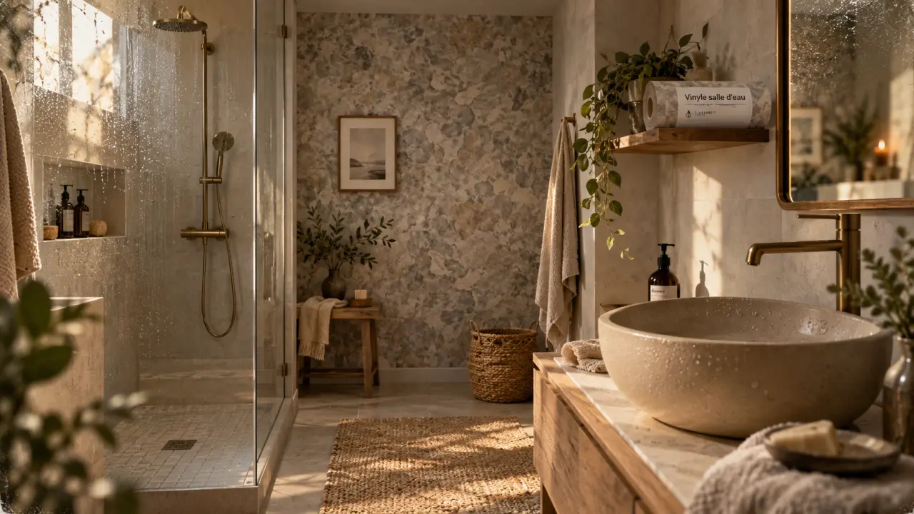 Papier peint salle de bain : les murs adaptés, les supports fiables et les limites à connaître